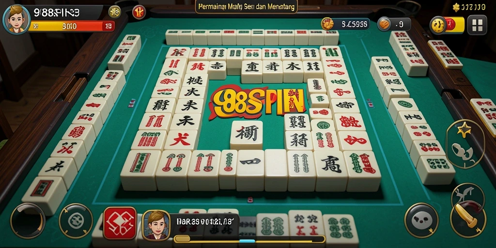 Gameplay 988SPIN menampilkan keseruan permainan Mahjong yang menantang.