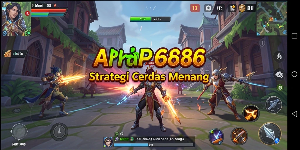 Tampilan dinamis dan menarik dari gameplay AP686 yang menantang.