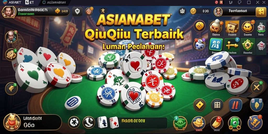 Gameplay seru dalam aplikasi QiuQiu ASIANABET yang mengasyikkan.