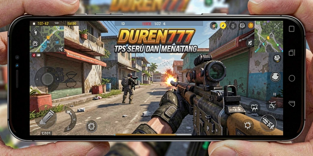 Tampilan aksi mendebarkan dari gameplay DUREN777.