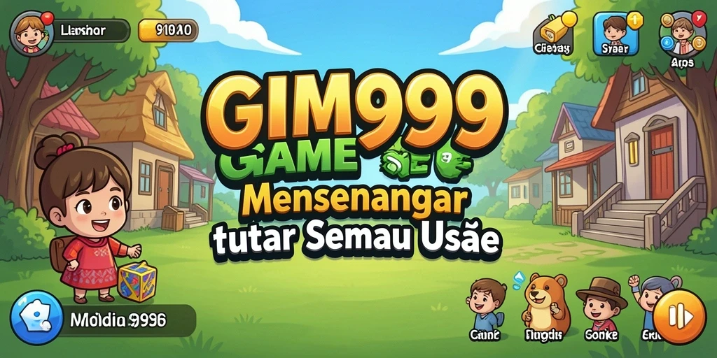 Tampilan gameplay GIM999 yang menarik dan santai.