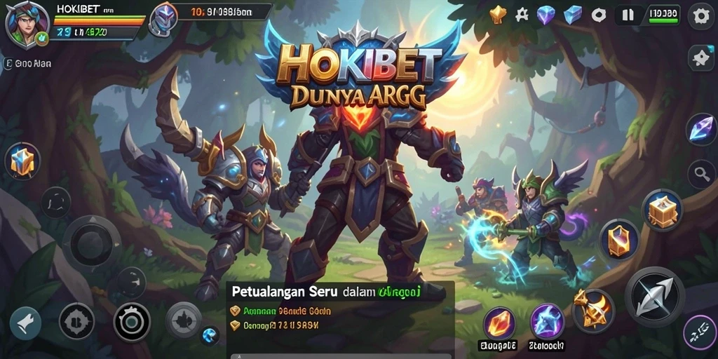 Screenshot gameplay HOKIBET yang menampilkan pertarungan dinamis dan grafik menawan.