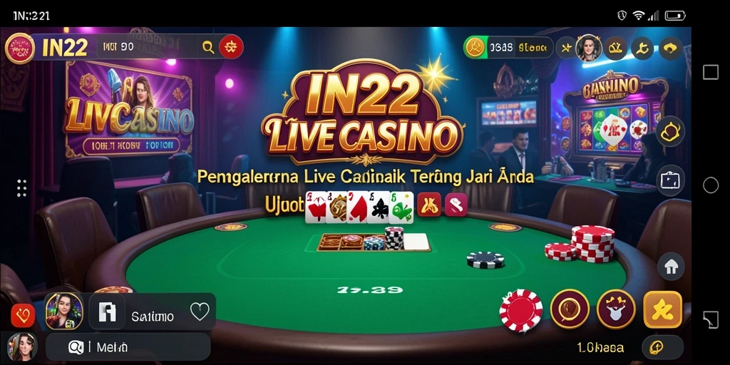 Pengalaman gameplay Live Casino yang mengasyikkan dan interaktif.