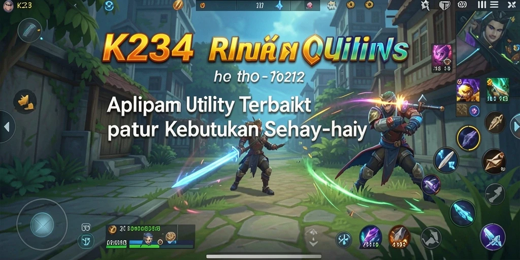 Tampilan antarmuka K234 yang sederhana dan intuitif.