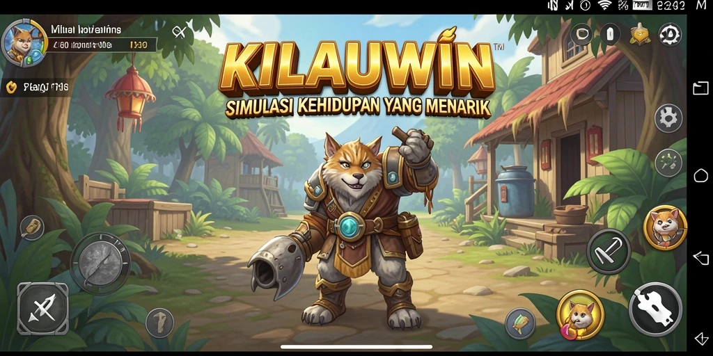 Tampilan gameplay KILAUWIN dengan karakter dan lingkungan yang dinamis.