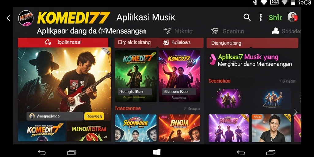 Tampilan gameplay KOMEDI77 yang interaktif dan menyenangkan.