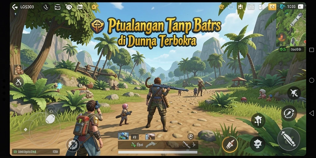 Tampilan gameplay menarik dari <strong>LOS303</strong> yang menggambarkan eksplorasi dunia terbuka.