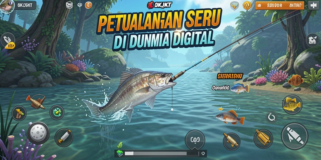 Tangkapan besar di OKJKT, menunjukkan aksi memancing yang mendebarkan.