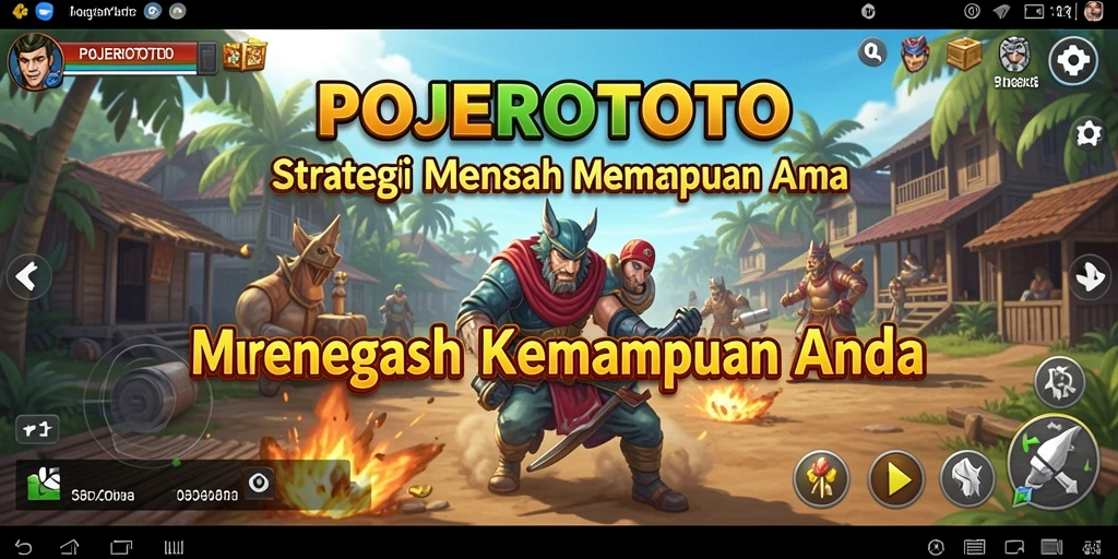 Tampilan gameplay menarik dalam POJEROTOTO dengan strategi yang mendalam.