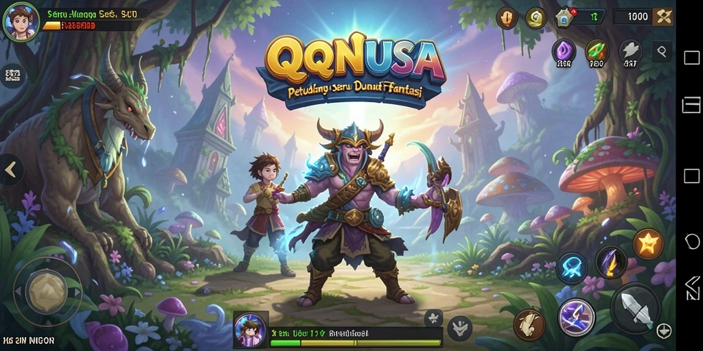 Tampilkan petualangan mendebarkan di dalam gameplay QQNUSA.