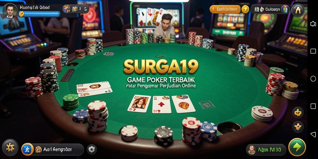Tampilan gameplay SURGA19 yang mendebarkan dengan pemain nyata.