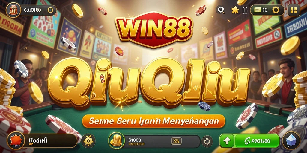 Tampilan gameplay seru dalam permainan QiuQiu WIN88.